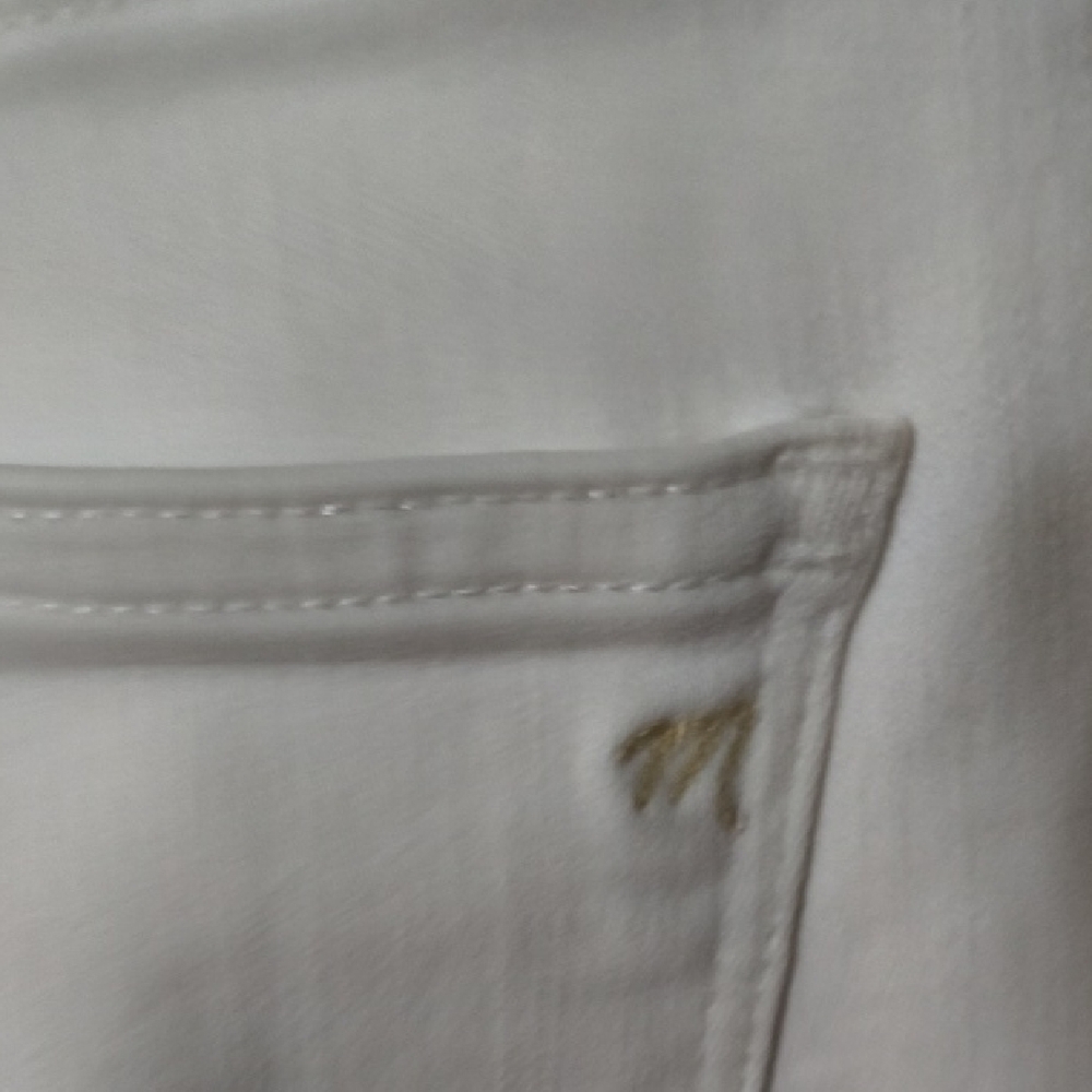 Madewell Women's White Cali Demi-Boot Jeans Size 26 - Picture 4 of 6